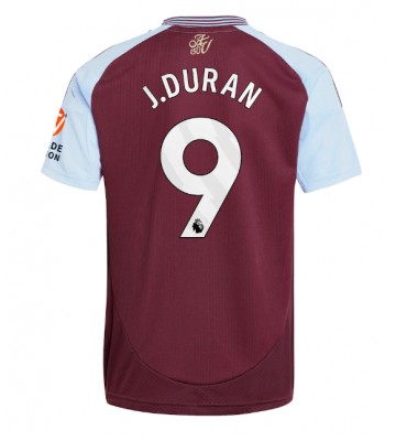 Aston Villa Jhon Duran #9 Hemmatröja 2024-25 Kortärmad